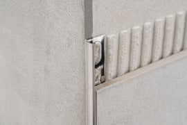 Profilo piastrelle inox lucido