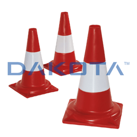 Two-coloured street cone
