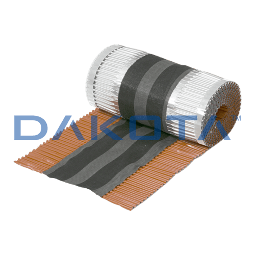 Aluminium under-ridge and TNT textile