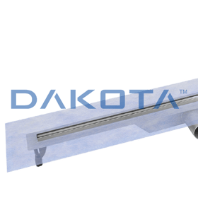 Dakua+ Slim Linear Shower Drain with Stainless Steel Grate