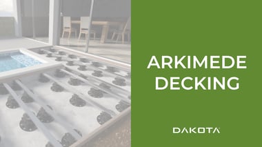 Posa Pavimento Galleggiante Decking con i Piedini Arkimede