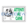 Cartello Attenti al cane