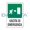 Cartello Uscita Emergenza Destra