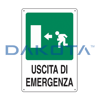Cartello Uscita Emergenza Sinistra