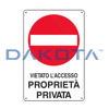 Cartello Parcheggio Riservato ai Condomini