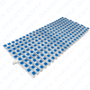 Rejilla para piscina de borde infinito antideslizante y curvable King Snake 200/20 neutra/azul