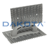Trapezoidal saw tooth scraper