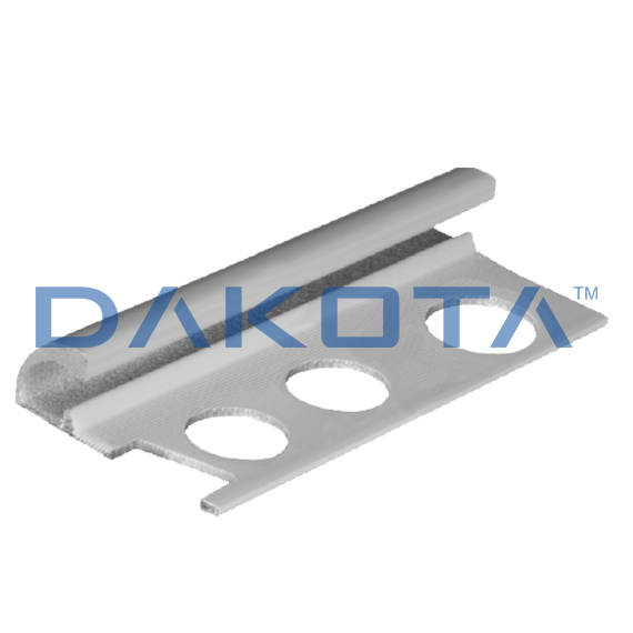 Round Edge Tile Trim - Anodized Aluminum Jolly Profile?noresize