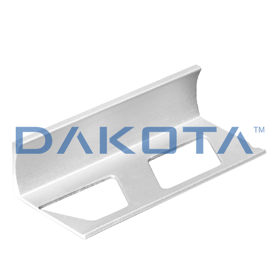 Straight Edge Tile Trim in White Aluminum?noresize