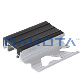Profilo Alluminio Gradino Inserto PVC 10 mm