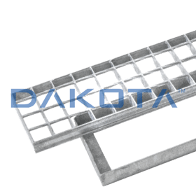 Gully - Rectangular Grid and Frame in Galvanized Steel