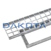 Grille Galvanisée Rectangulaire avec Tampon