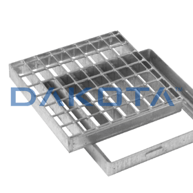 Gully - High Capacity Square Grid and Frame in Galvanized Steel