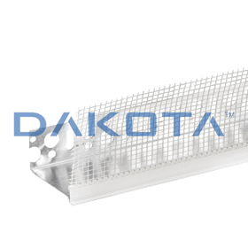 Aluminum Base Track Profile Stop Bead with Fiberglass Mesh