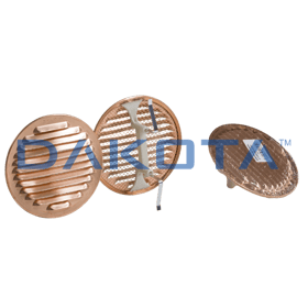 Air Vent Covers - Circular & Adjustable in Copper
