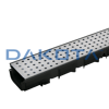 Wasserrinne Pegasus Plus One S 100x35 Edelstahl-Rost