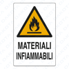 Panneau sur les matériaux inflammables