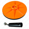 Sablage manuel de stucs avec disques abrasifs