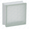 Bright undulating glass block