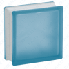 Blue Satin undulating glass block