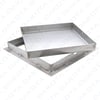 High Capacity Floor Access Panel Recessed Cover in Stainless Steel