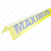 Γωνία επικάλυψης PVC με κίτρινο πλέγμα Maximus