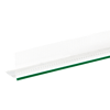 Pvc angles with drip protection and green strip