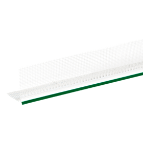 Pvc angles with drip protection and green strip