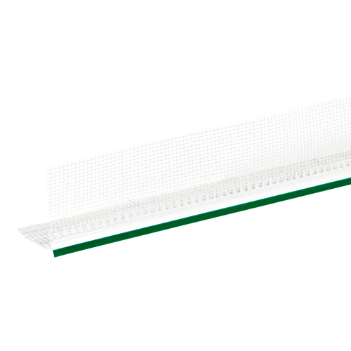 Pvc angles with drip protection and green strip?noresize