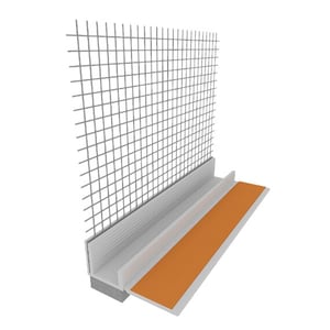 Perfil de revestimiento para ventanas con malla