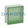 Vetro Mattone Ondulato Satinato Verde