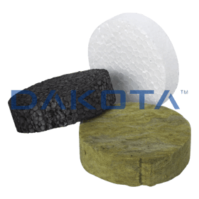 Rondelle EPS D-Cap, Graffittato, EPS profilato e L-Cap Lana Minerale