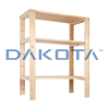 Solid Wood Shelving Unit 