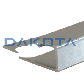 Profilé d'aluminium à extrémité polie