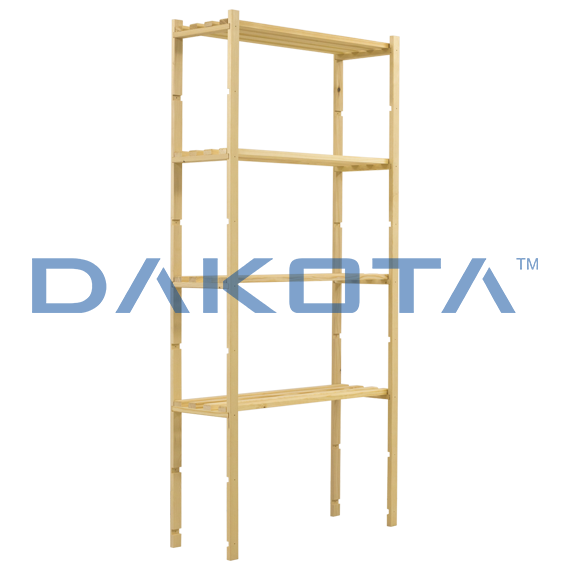 Solid Wood Shelving Unit 