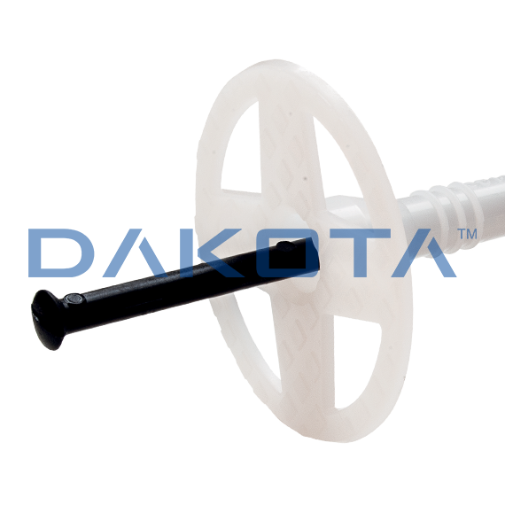 Plastic Insulation Anchor with Mounted Polyamide Nail 