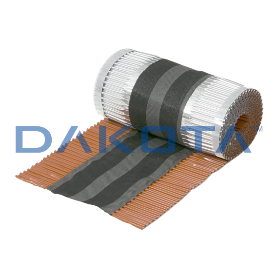 ALUMINUM and textile ridge vent roll