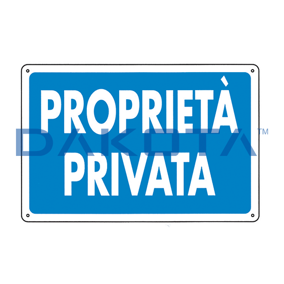 Cartello Strada Privata