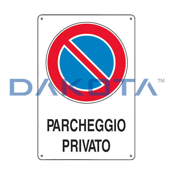 Schild Privatparkplatz