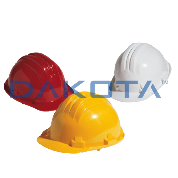 Yellow safety helmet