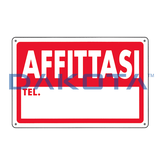 Cartello Affittasi