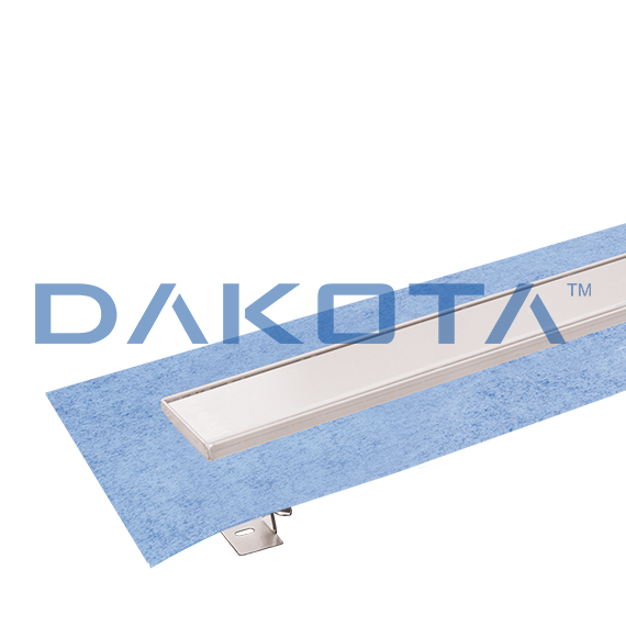 Dakua+ Rinne mit Edelstahlgitterrost Duo - L. 900 mm