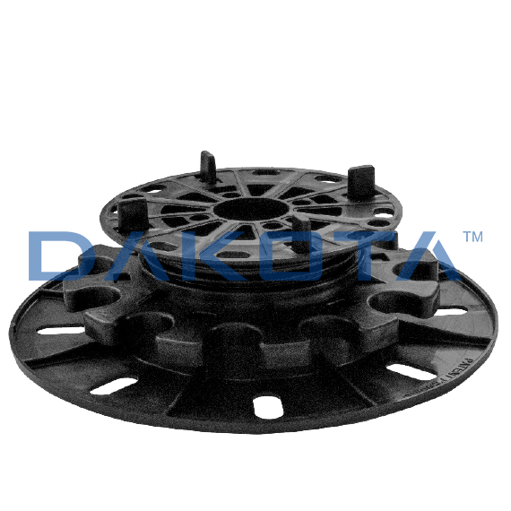 Plot réglable Arkimede 18 pour dalle - écarteurs 4 mm h. 10 mm