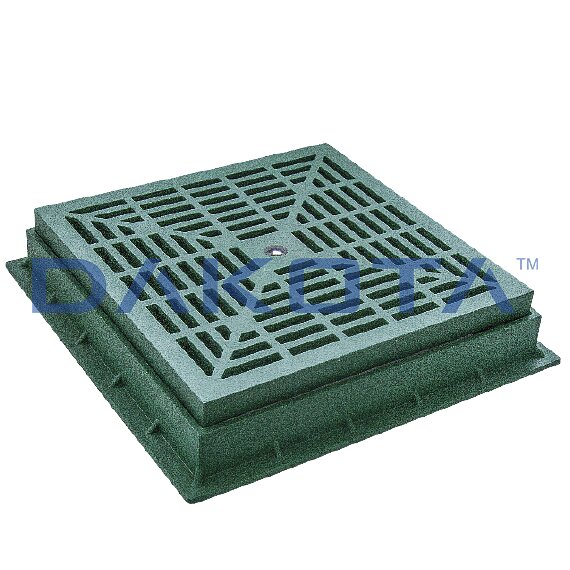 Pack grilles/cadre vert