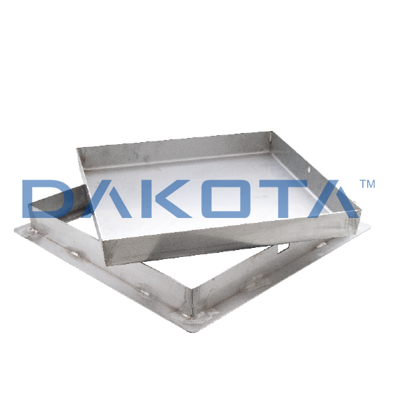 Heavy stainless steel recessed cover