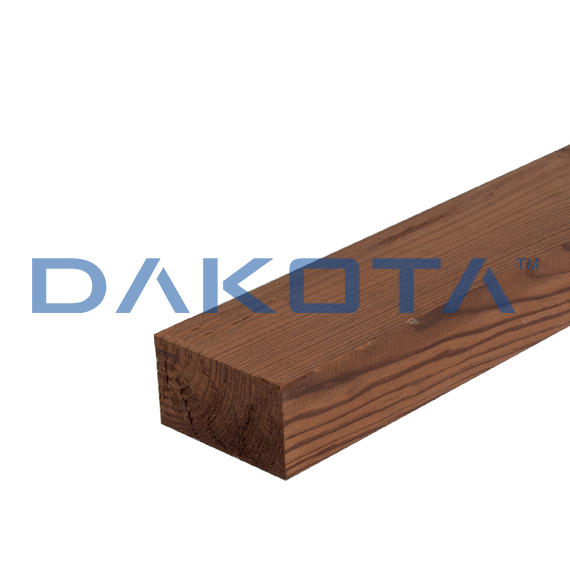 Rechteckiger Balken aus wärmebehandeltem Holz