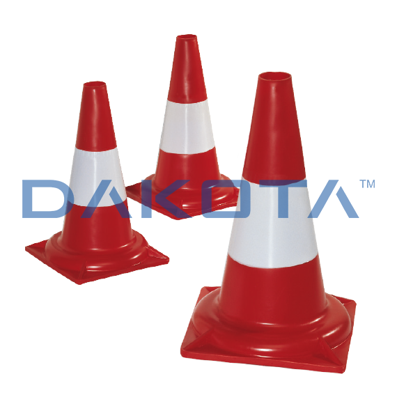 Two-coloured street cone