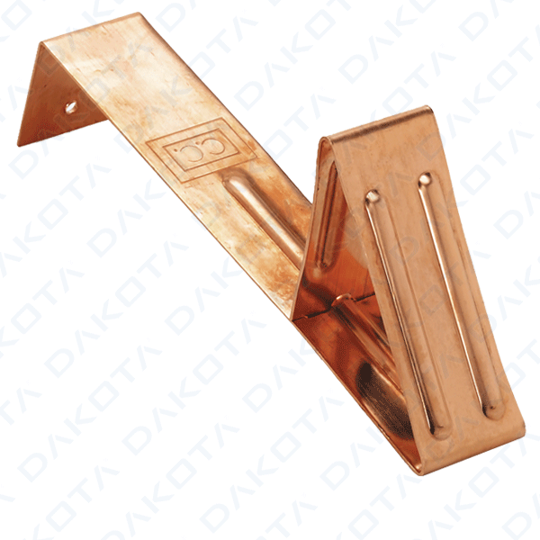 Copper snow protection systems – french roof tile. Upon request only