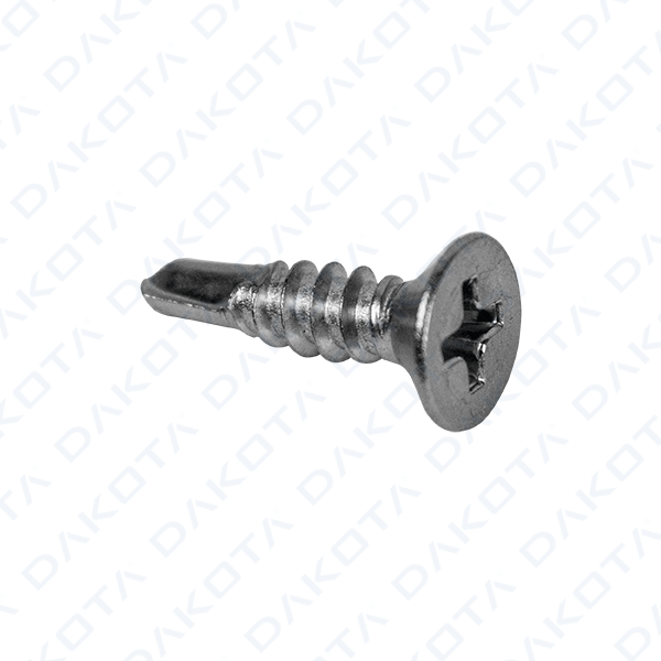 Fixing screw for aluminium