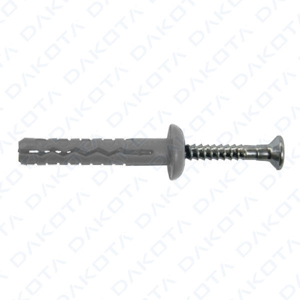 Nylon hammer anchor with rounded head
